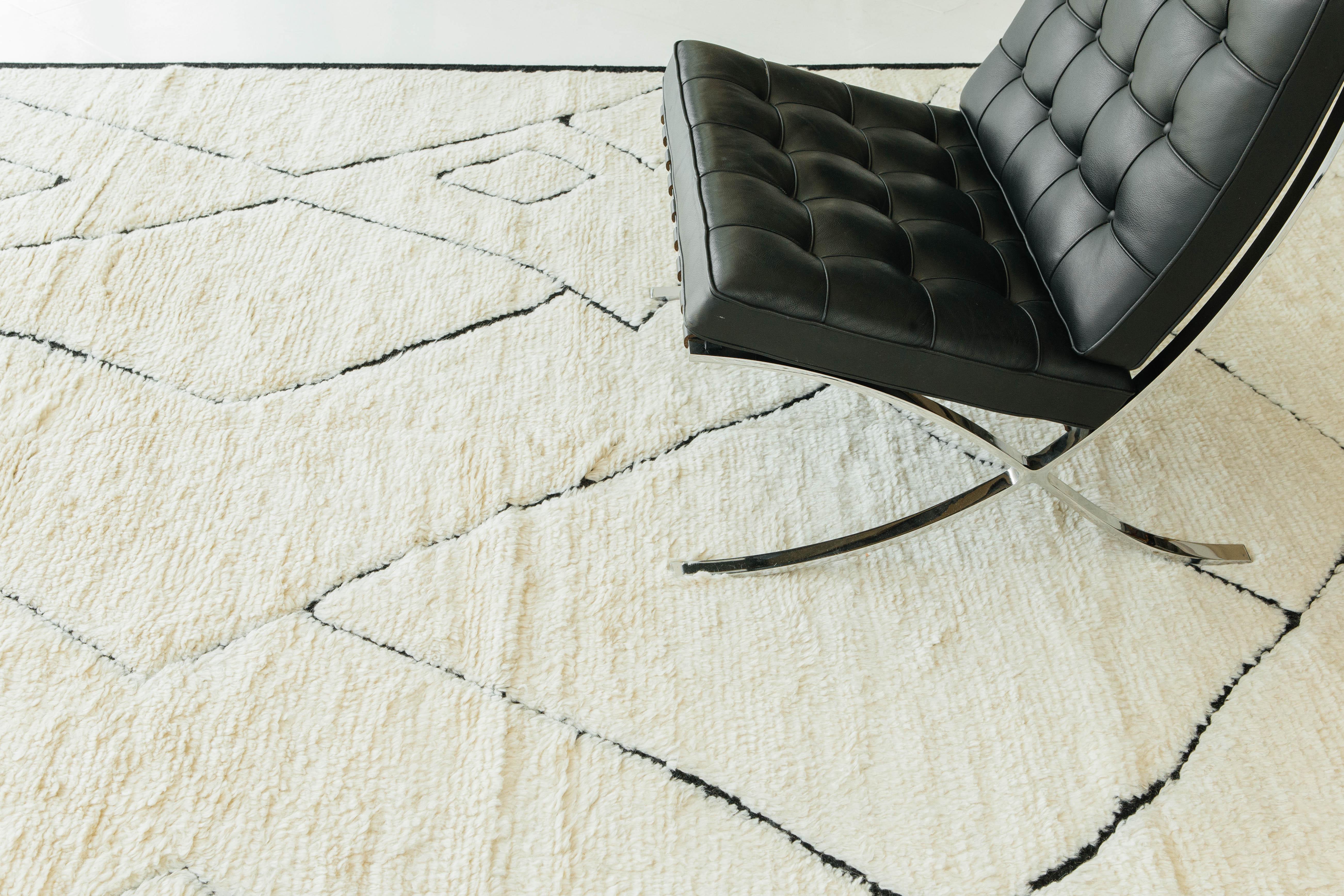 Tessuto a mano Tappeto Morus, Collezione Atlas di Mehraban Rugs in vendita