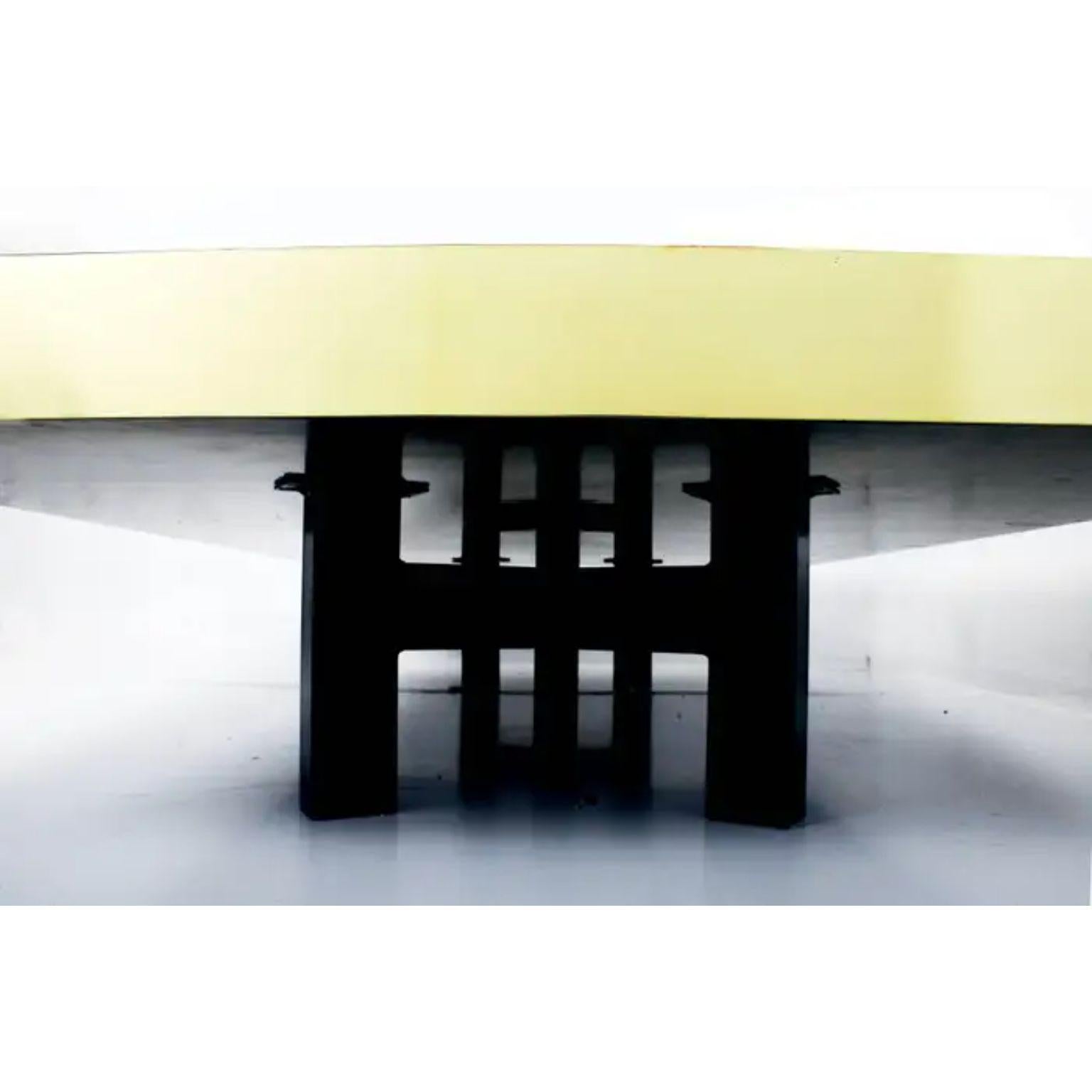 Belge Table basse Mosaic 2 Stone And Brass by Brutalist Be en vente