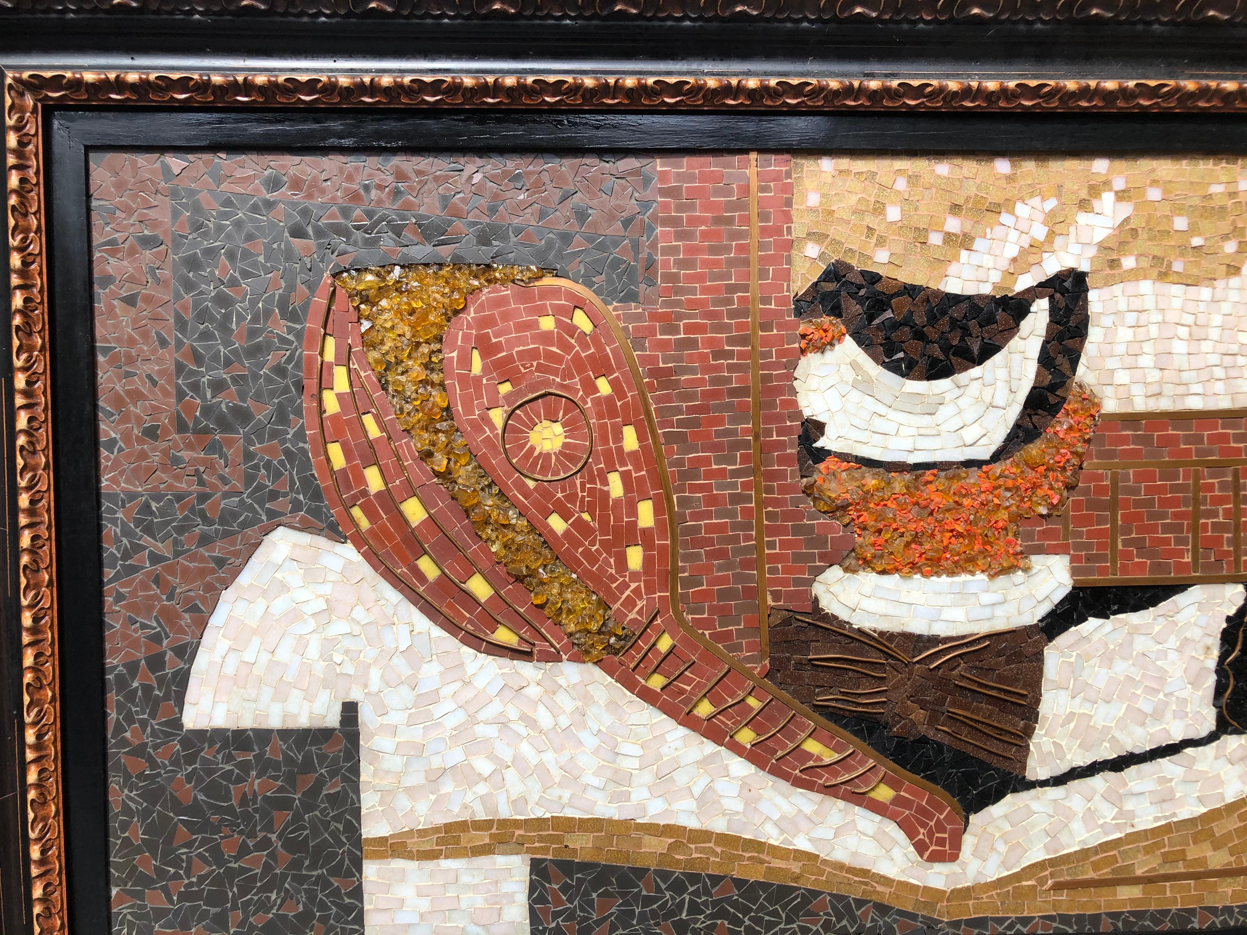 Nord-américain Mosaïque d'après « Nature Morte a la Tete Antique » de Pablo Picasso en vente