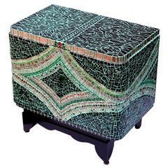 Mosaic Art Deco Cabinet, France