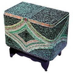 Mosaic Art Deco Cabinet, France