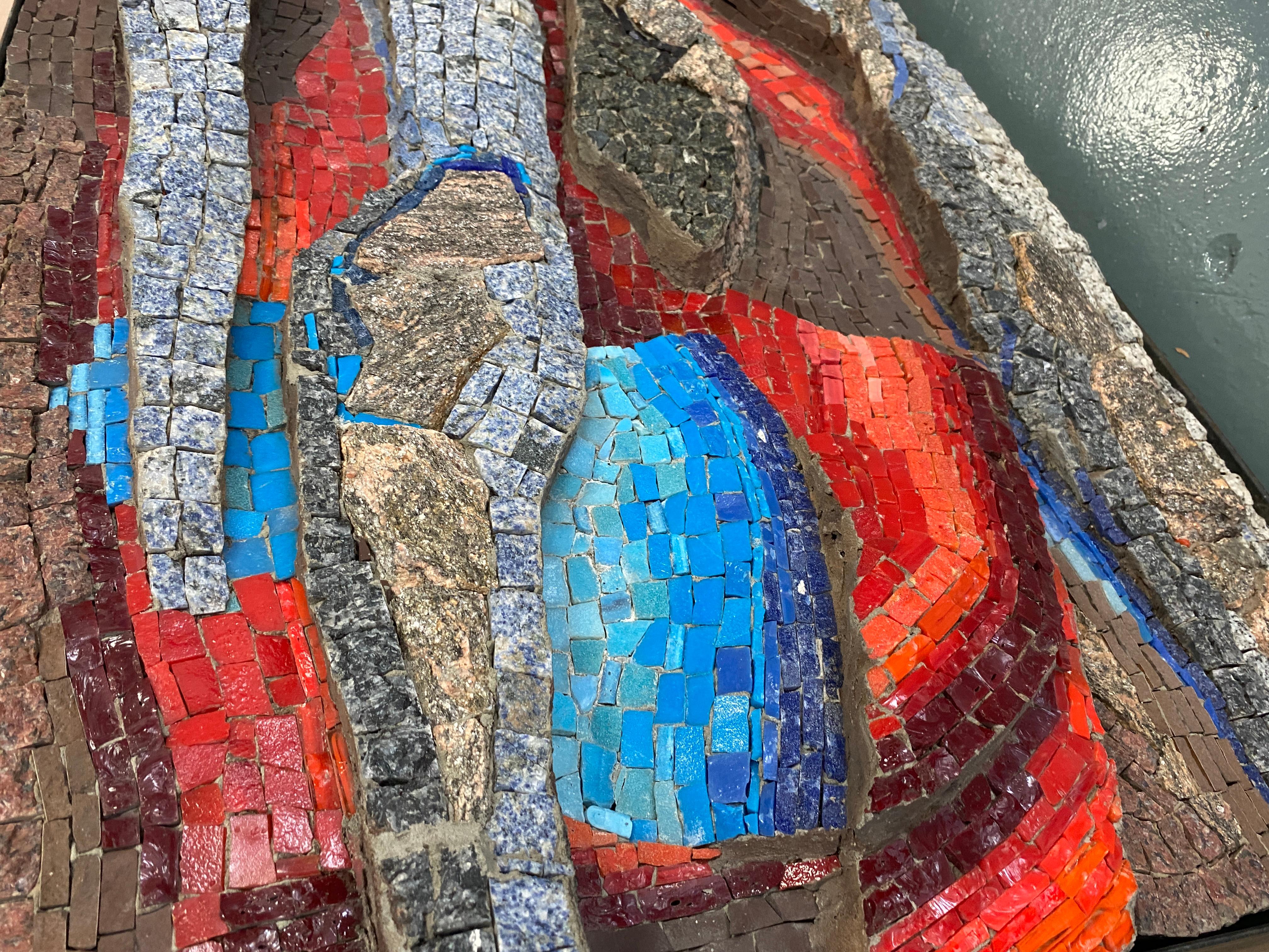  Mosaic Art Sculpture by Heidi Melano  In Good Condition For Sale In Miami, FL