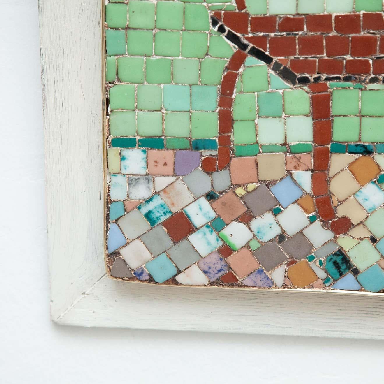 Mosaik-Kunstwerk Popeye und Olivia, um 1970 im Angebot 6