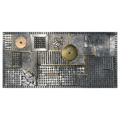 Mosaic Brutalist Sculpture Style of Paul Evans