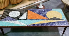 Mosaic Ceramic Tile Coffee Table