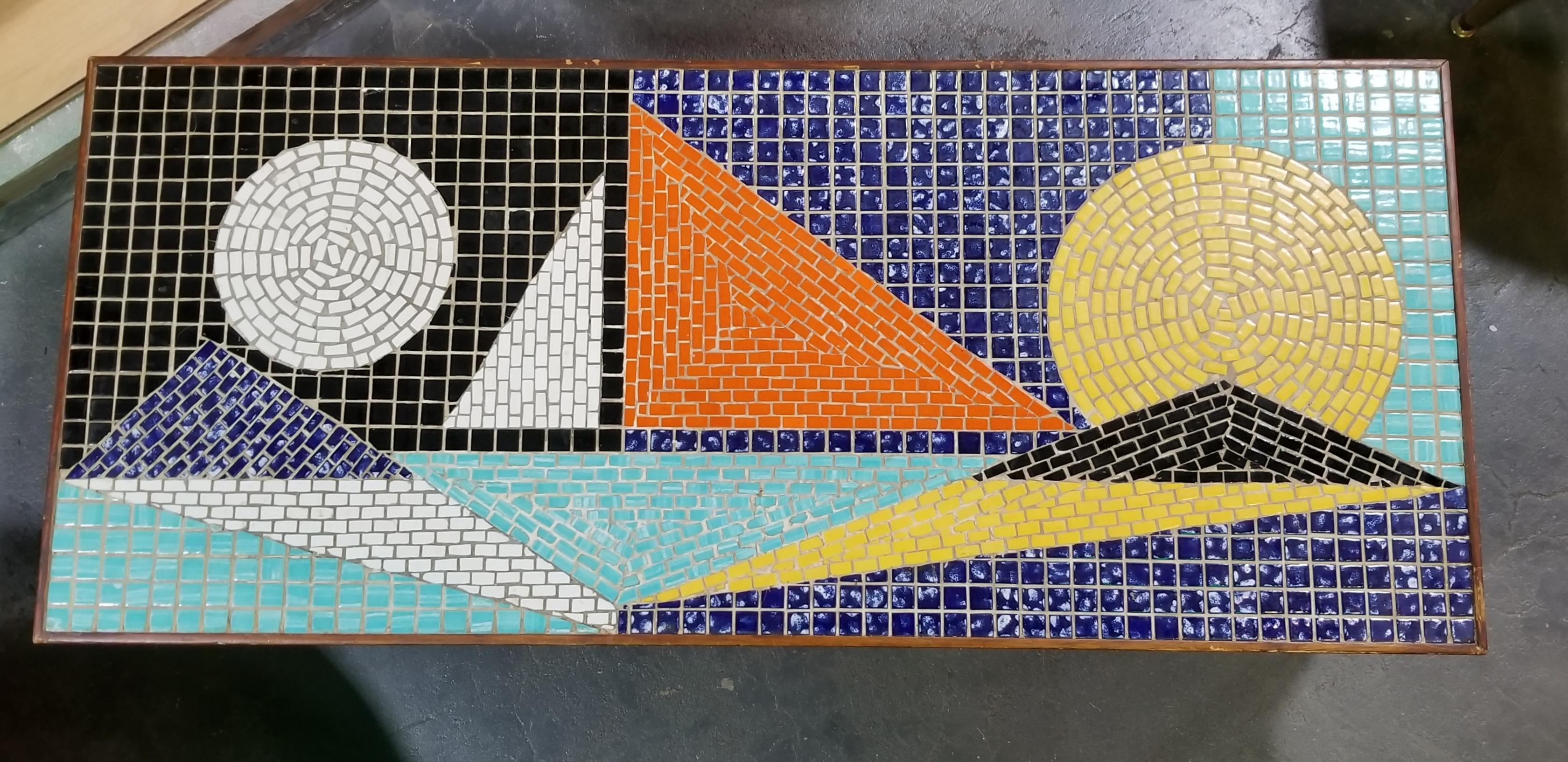 mosaic tile coffee table
