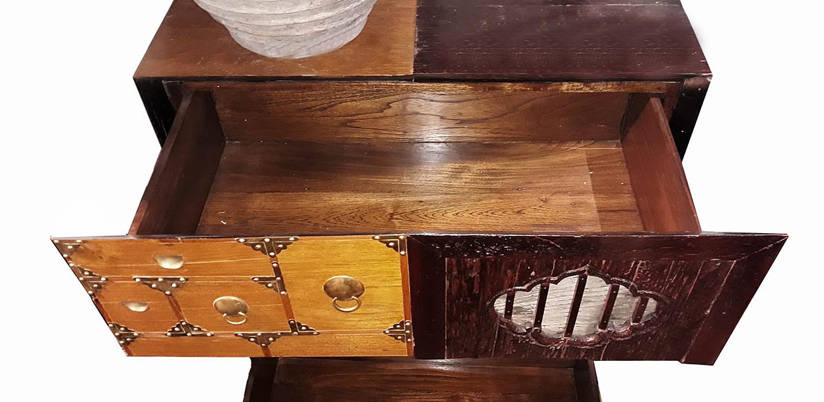 Laiton Commode « Mosaïque » de Vicente Wolf en vente