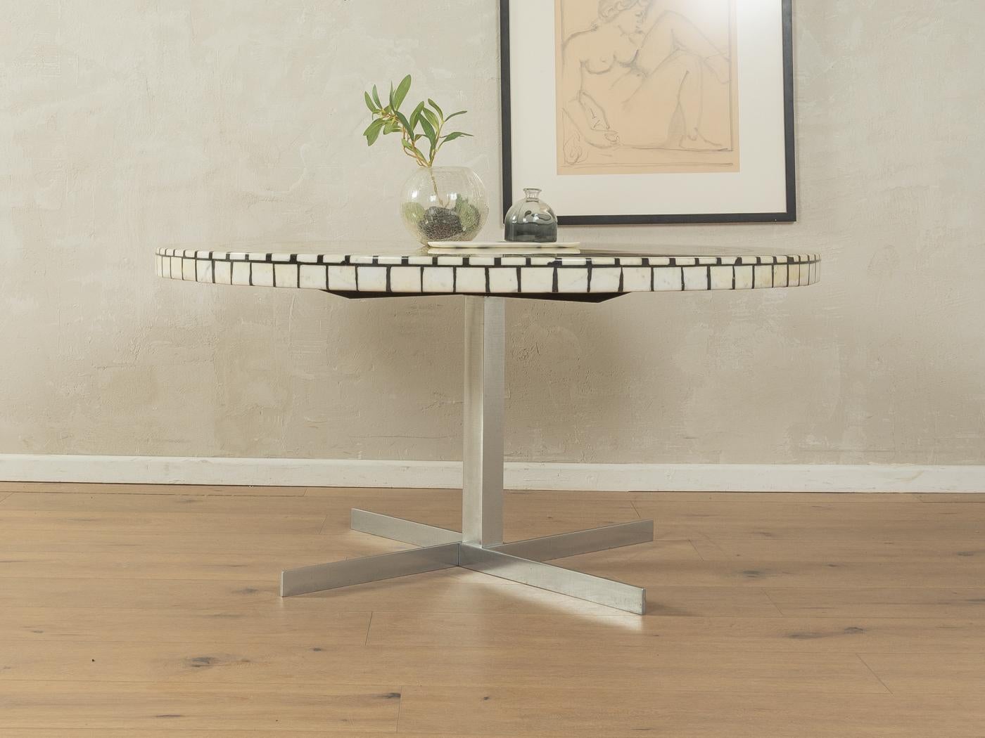 German Mosaic Coffee Table, Berthold Müller For Sale