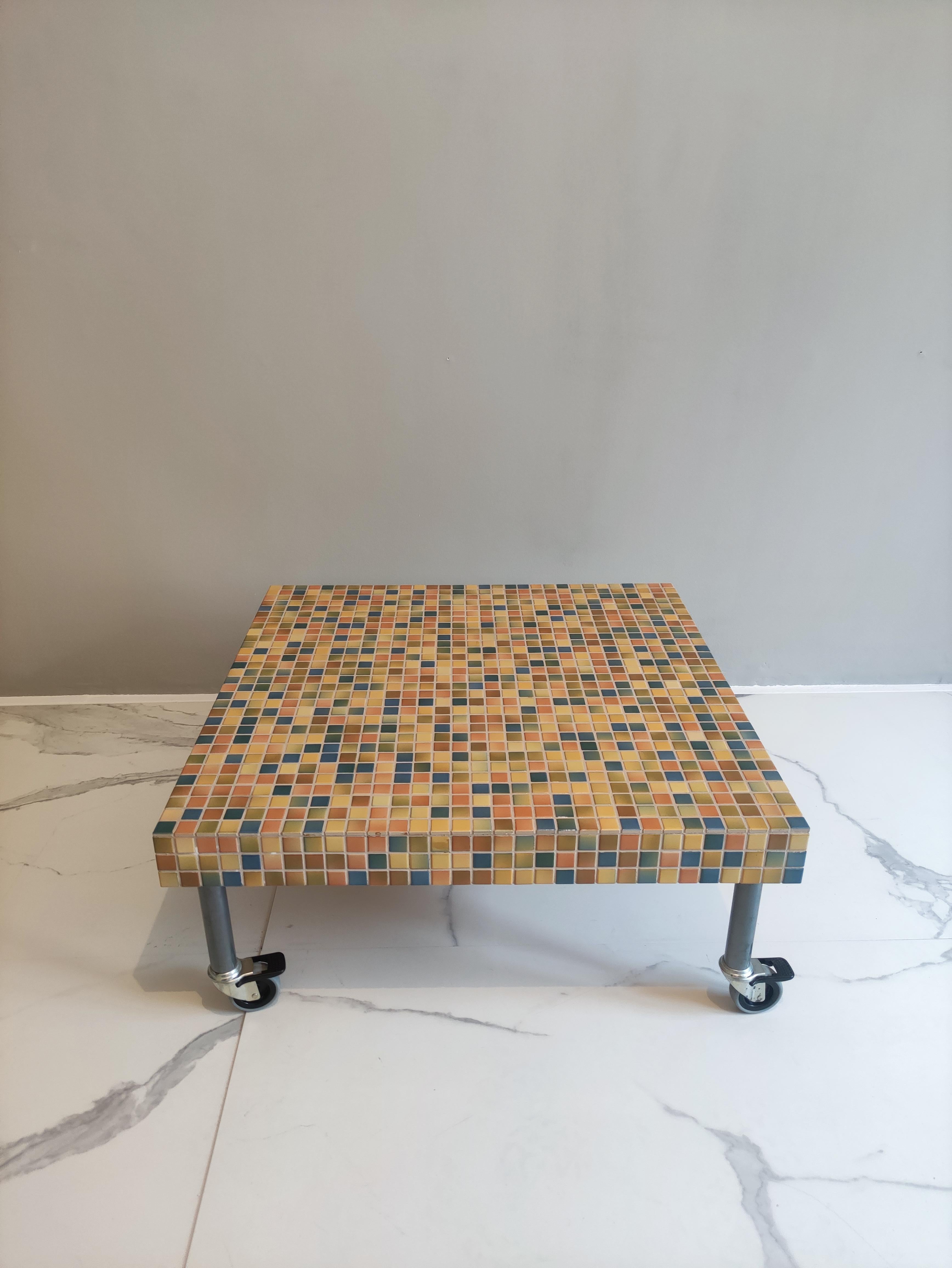 Post-Modern Mosaic Coffee Table by Alessandro Mendini for Bisazza, 1995 For Sale