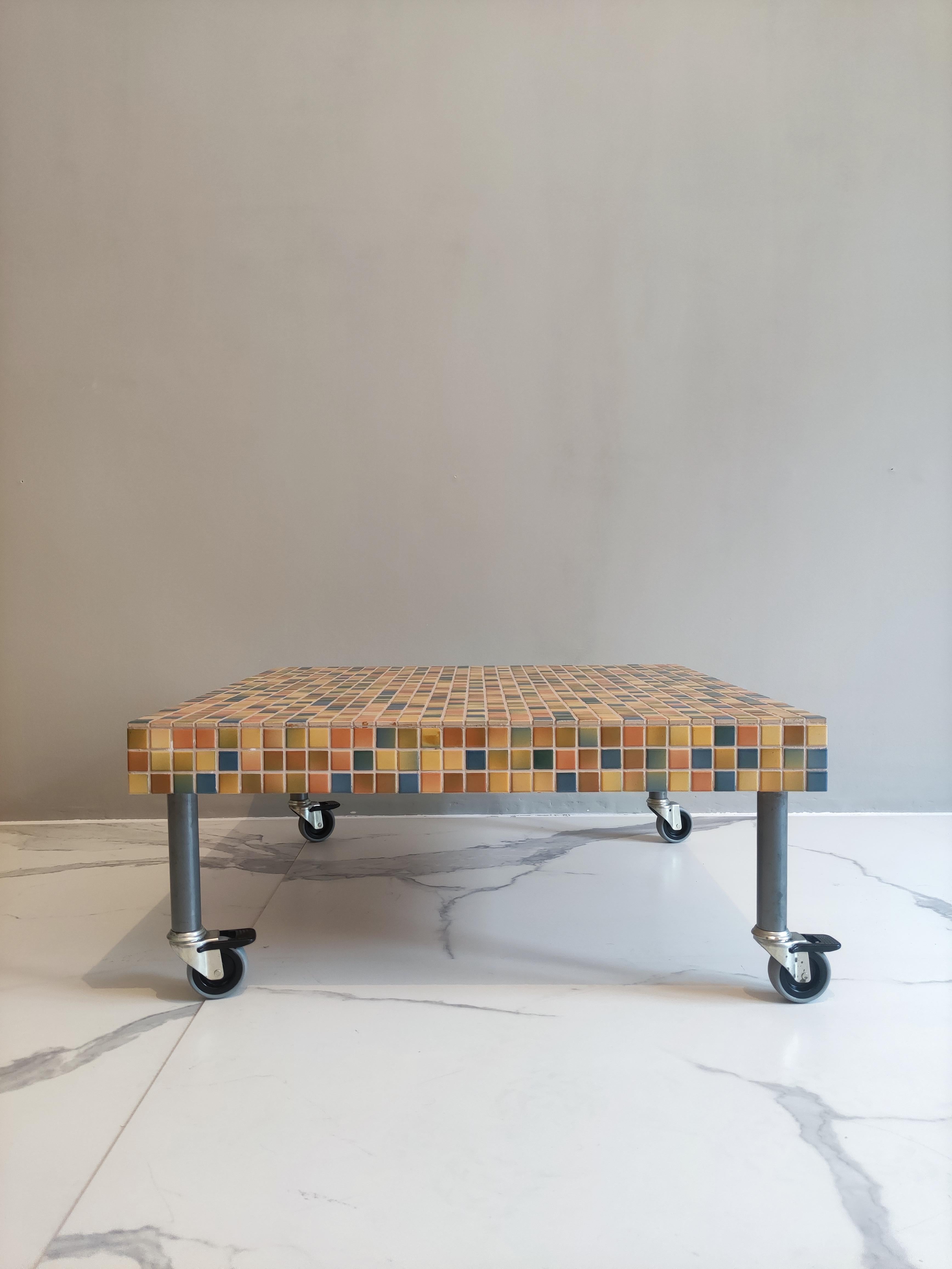 Late 20th Century Mosaic Coffee Table by Alessandro Mendini for Bisazza, 1995 For Sale
