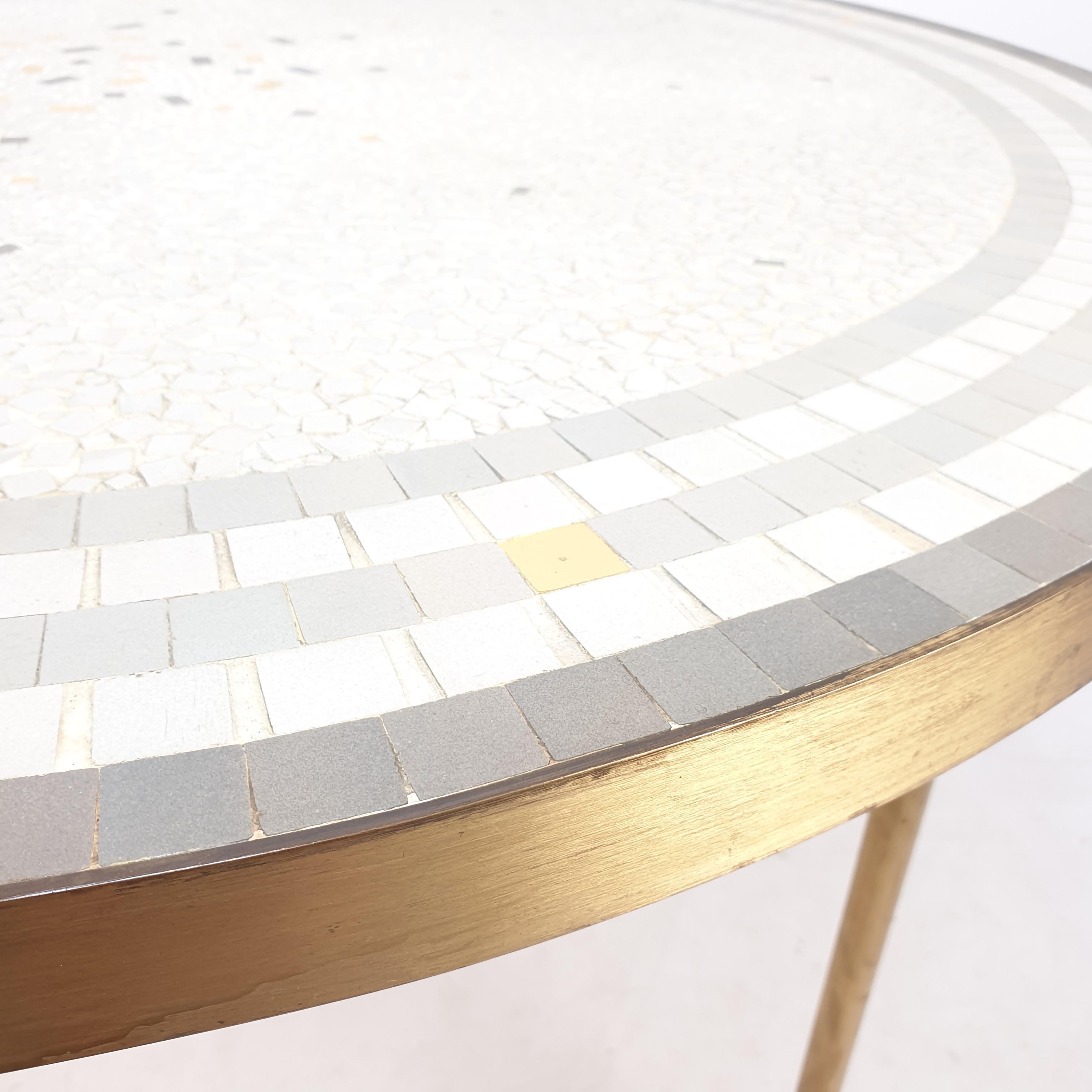 Mosaic Coffee Table by Berthold Müller, 1950s 4
