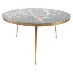 Mosaic Coffee Table by Berthold Müller, 1950s