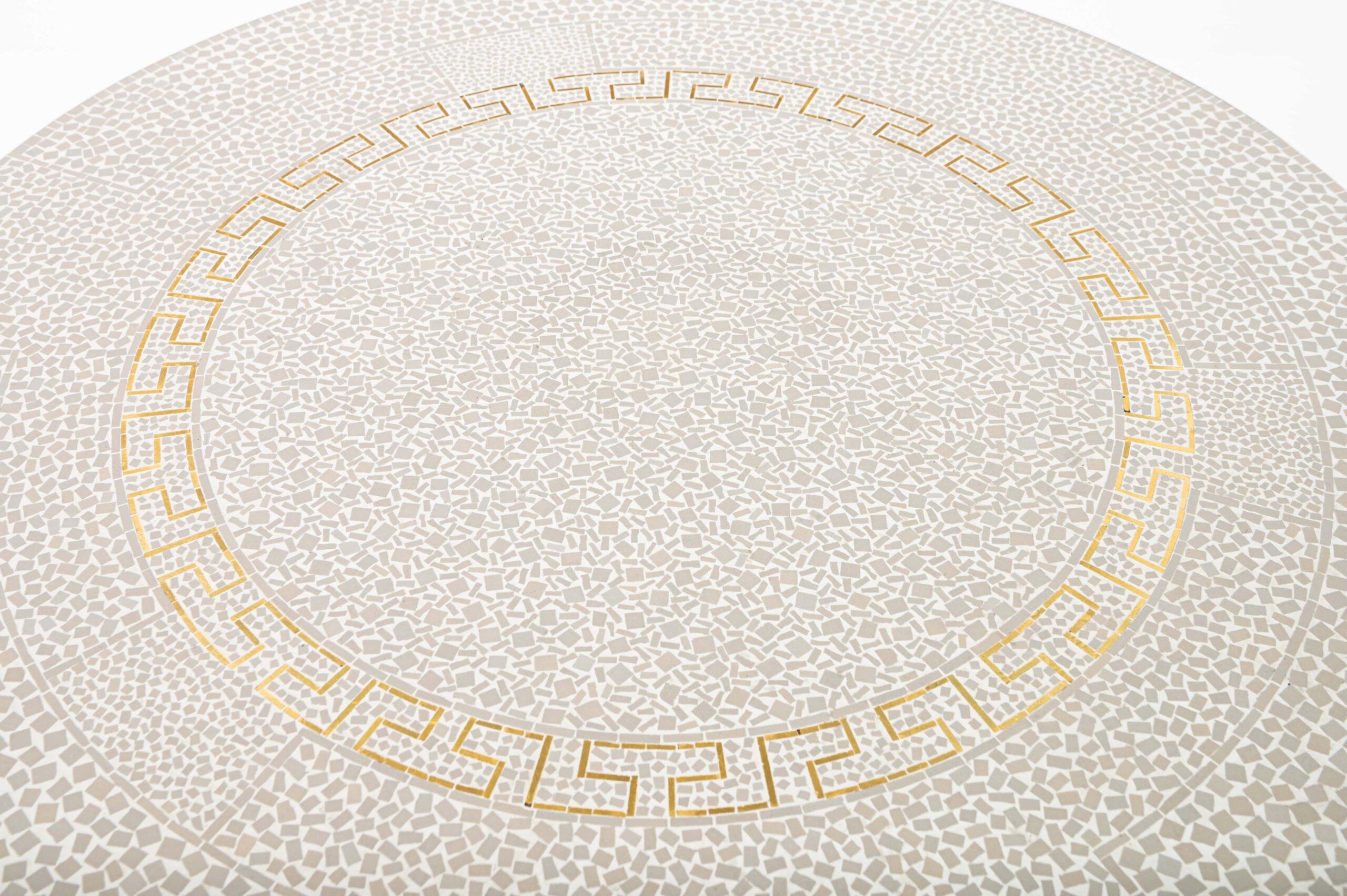 German Mosaic Coffee Table by Berthold Müller For Sale