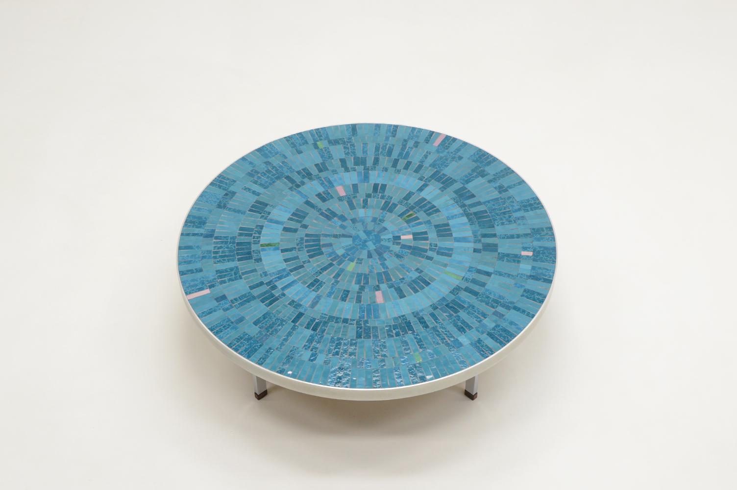 Mosaik-Couchtisch von Berthold Müller-Oerlinghausen, 1960er Jahre Deutschland. im Zustand „Gut“ im Angebot in Landgraaf, NL