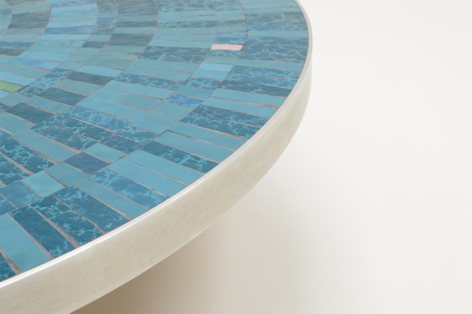 Mosaik-Couchtisch von Berthold Müller-Oerlinghausen, 1960er Jahre Deutschland. im Angebot 2