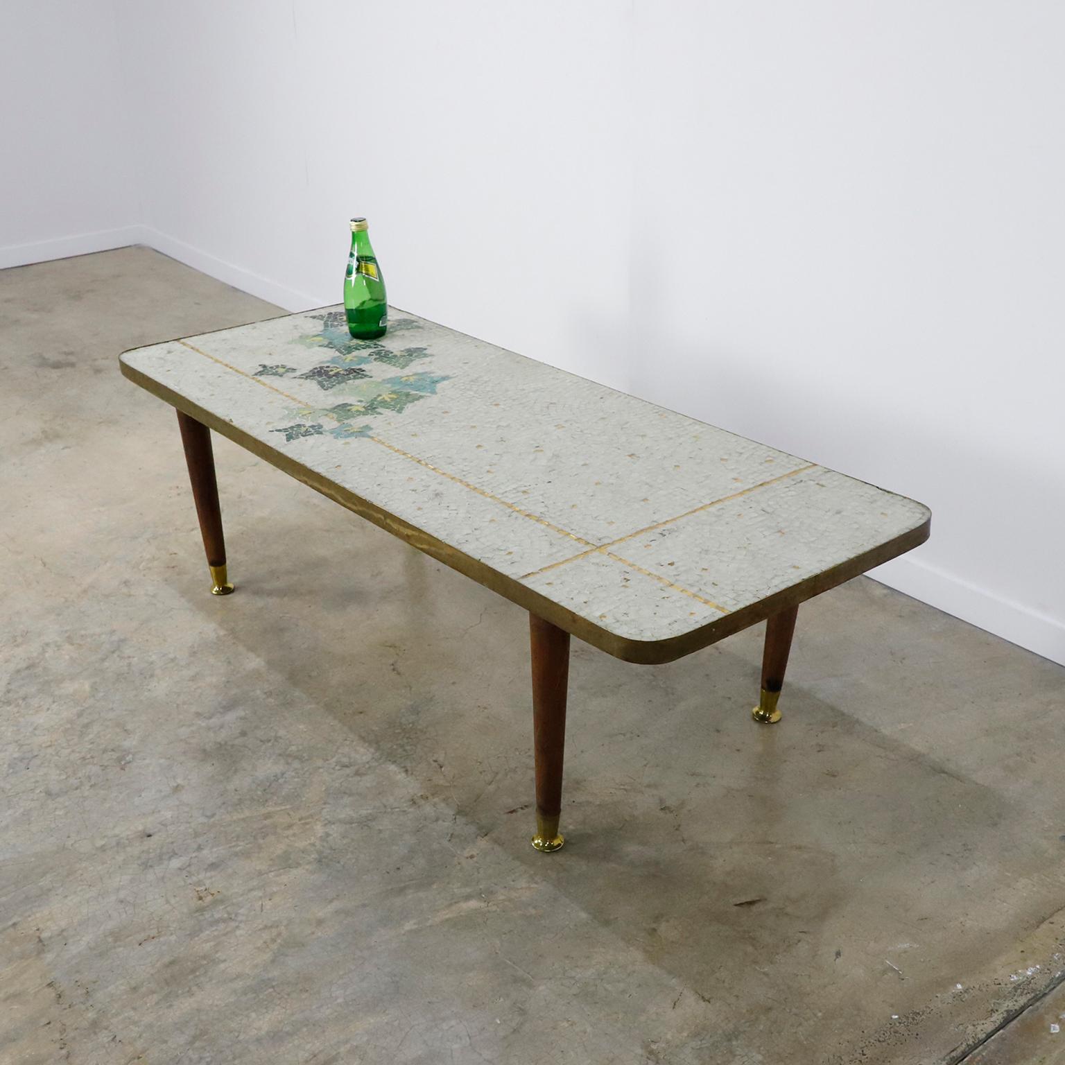 Mosaïque Table basse en mosaïque de Genaro Alvarez en vente