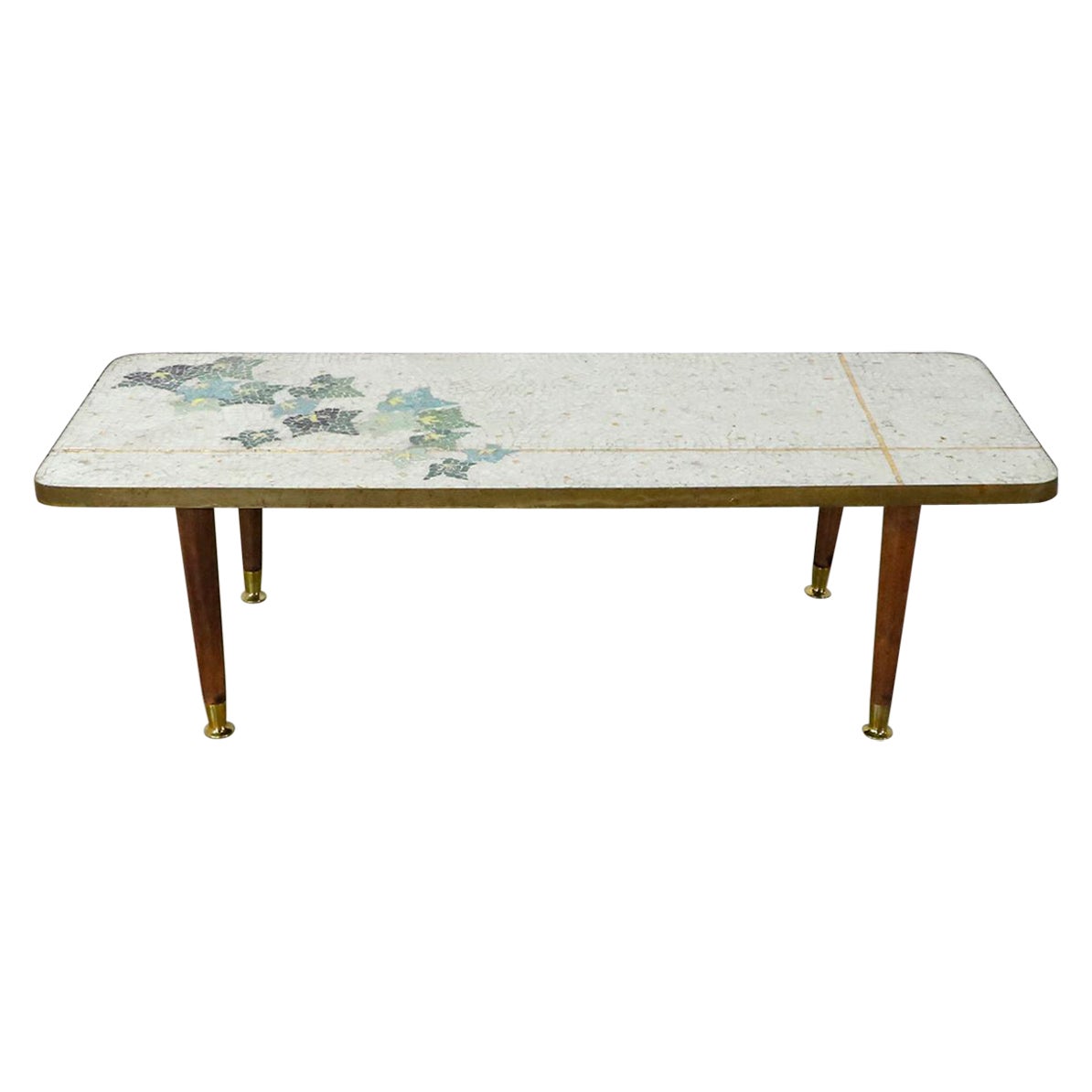Table basse en mosaïque de Genaro Alvarez