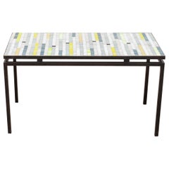 Vintage Mosaic Coffee Table with Floating Top, 1950s