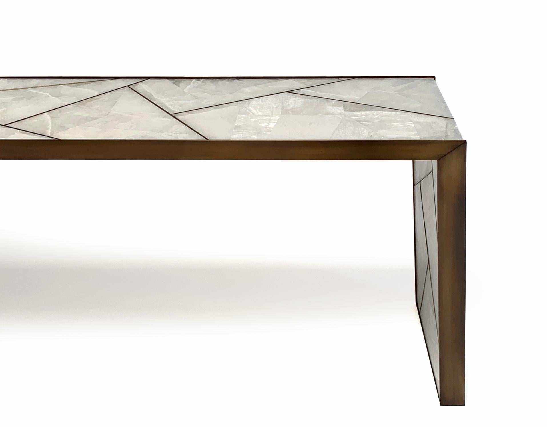 mosaic console table