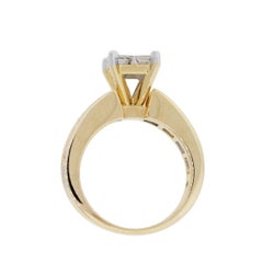 Mosaic Diamond Engagement Ring