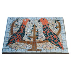 Mosaic Garden Panel by Emile Taugourdeau