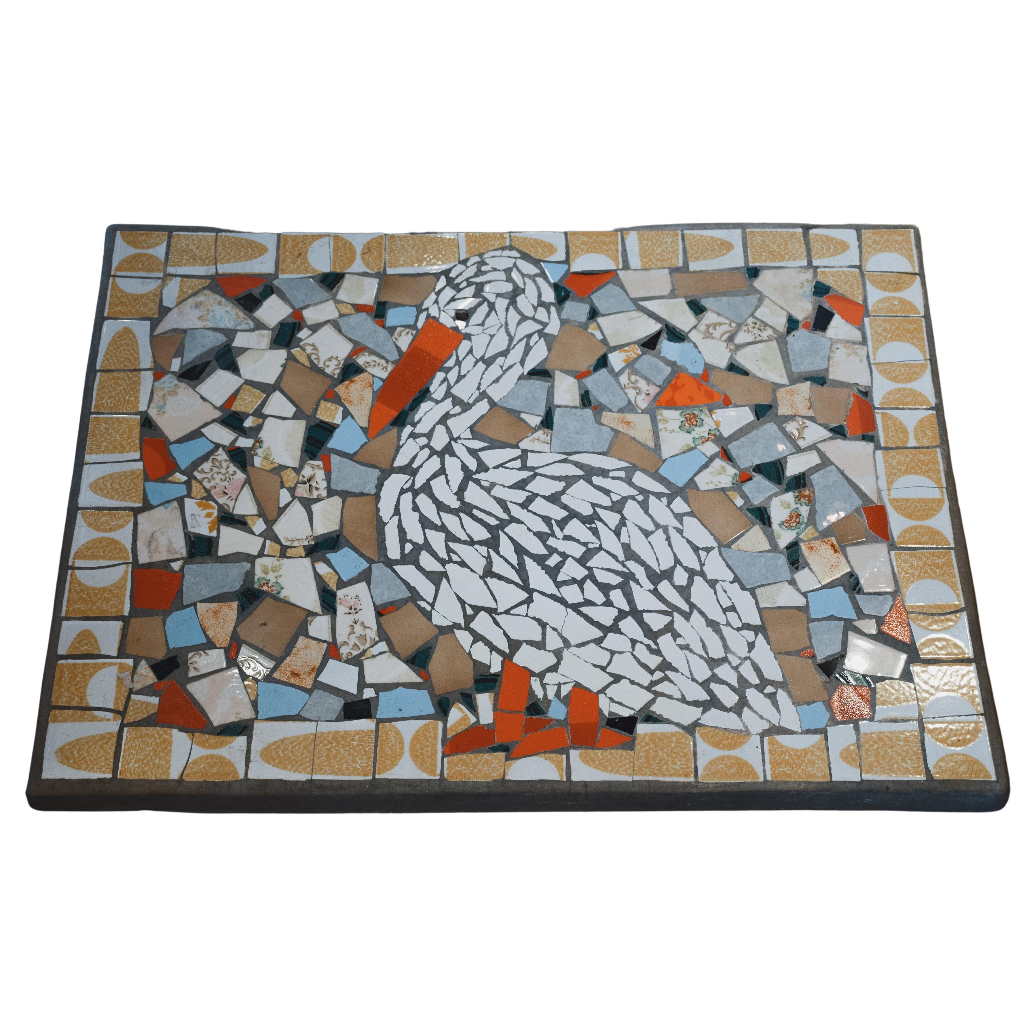 Mosaic Garden Panel by Emile Taugourdeau For Sale