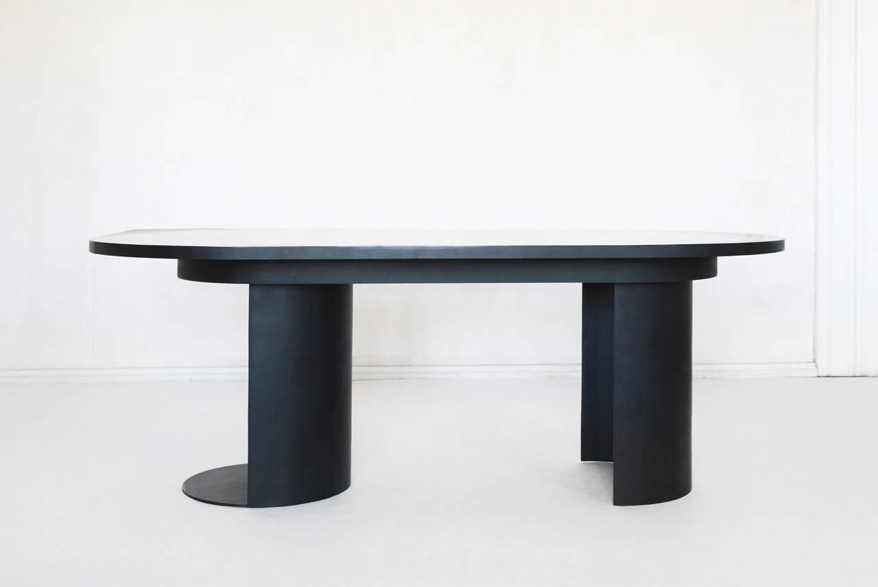 Modern Mosaic Geometric Brass Table, Rooms