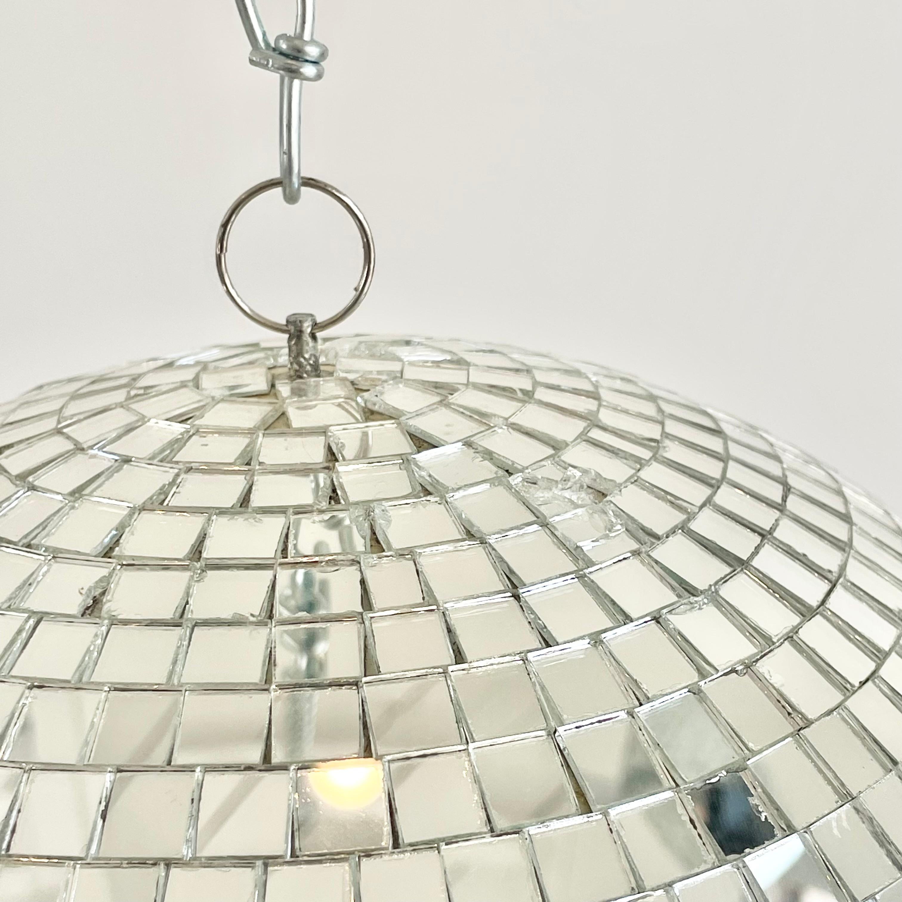 Mosaic Glass Disco Ball, 1970s USA 1
