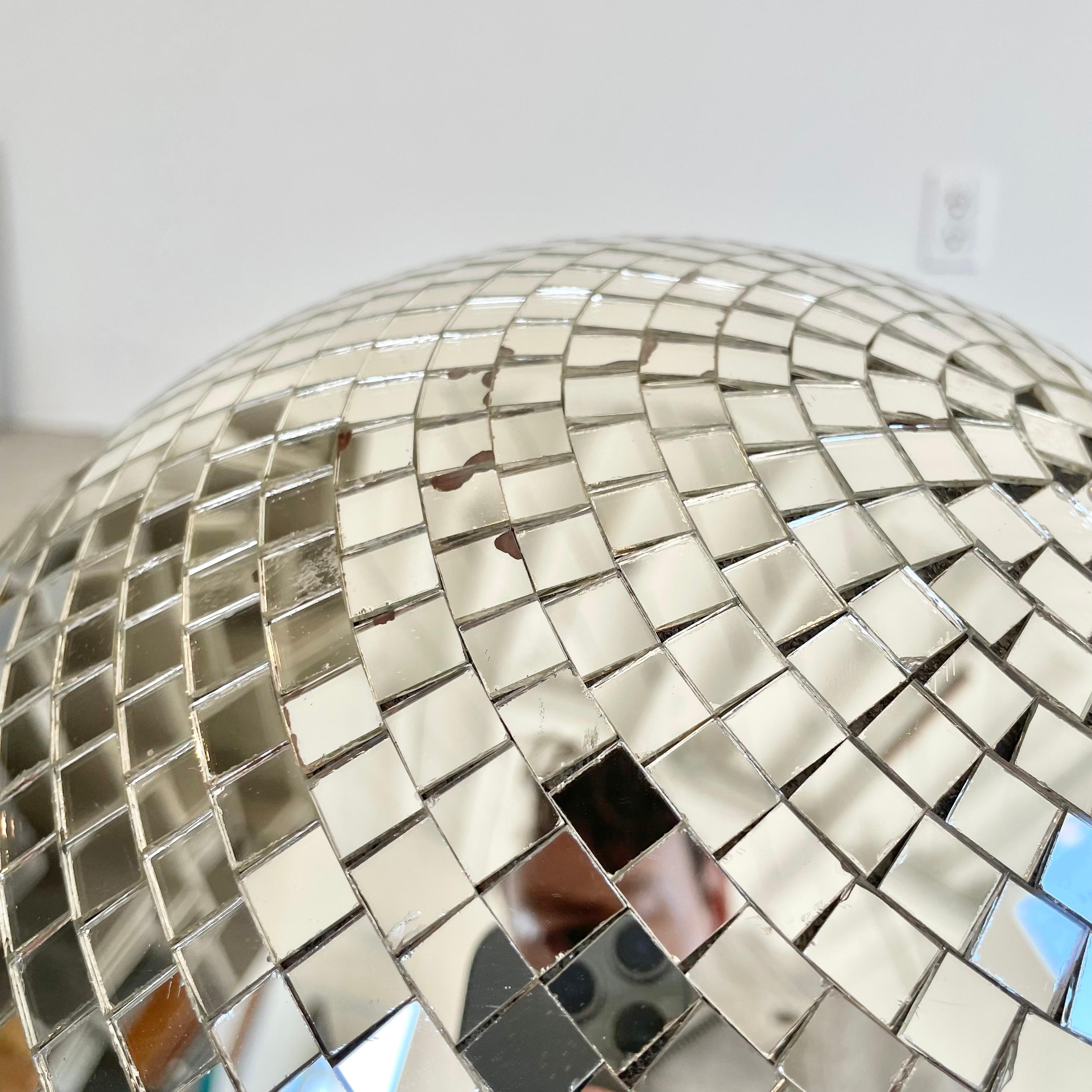 Mosaic Glass Disco Ball, 1970s USA 1