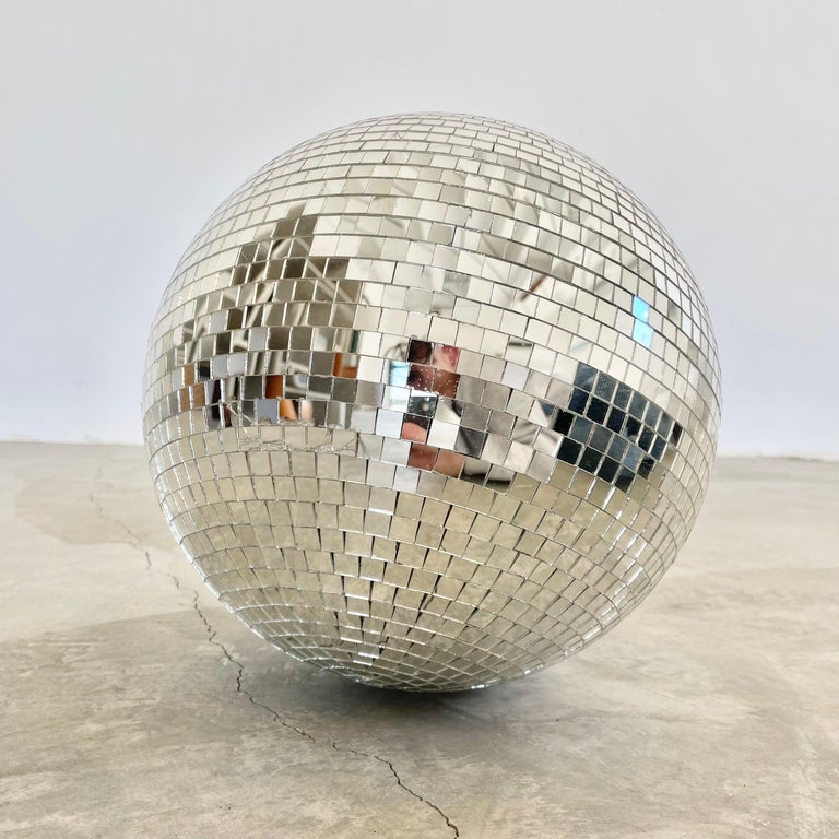 Mosaic Glass Disco Ball, 1970s USA For Sale at 1stDibs