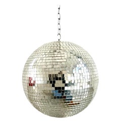 Bola de discoteca de mosaico de vidrio, años 70 EE.UU.
