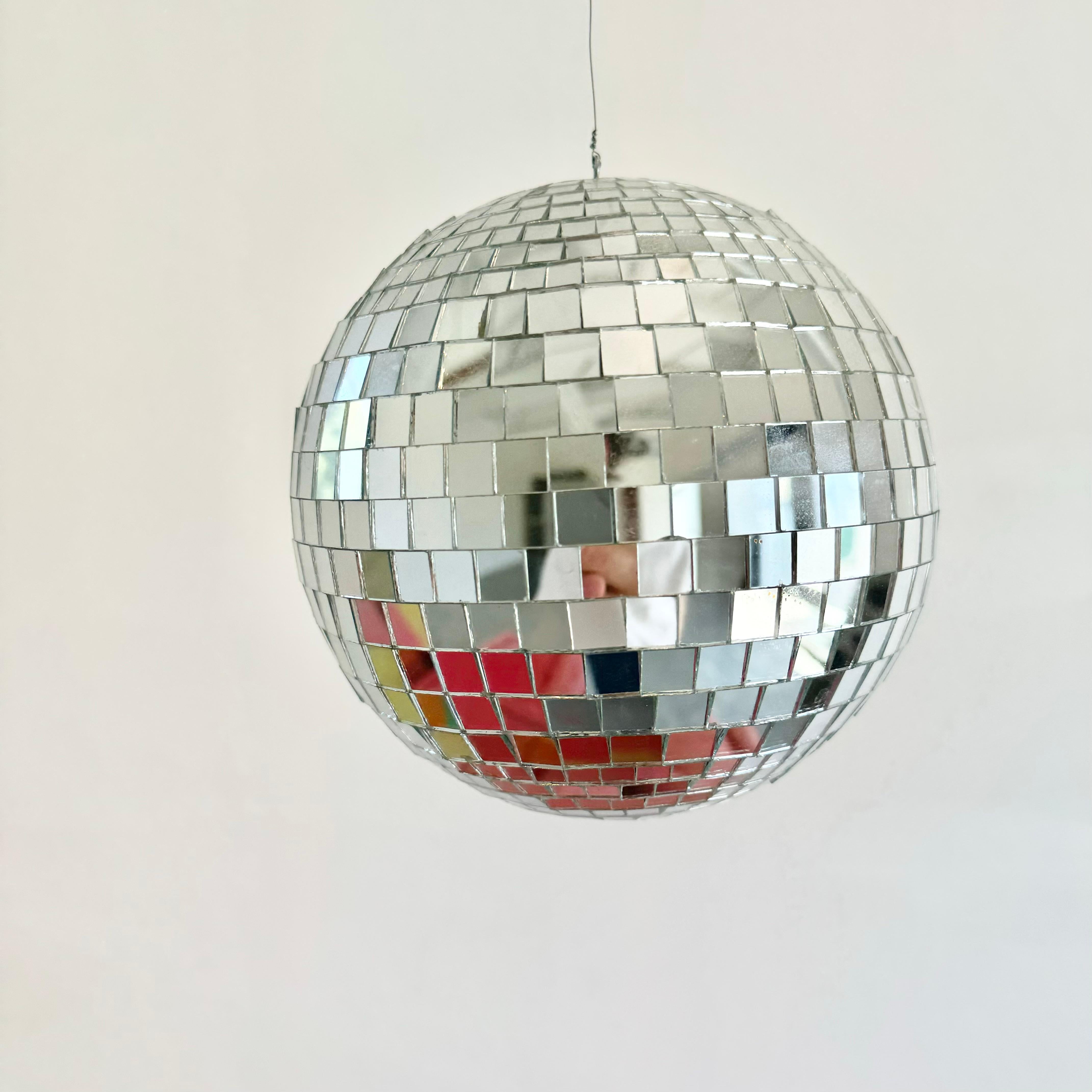 Disco-Kugel aus Mosaikglas, 1980er Jahre, USA (Handgefertigt) im Angebot