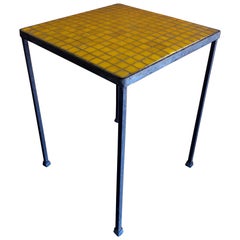 Mosaic Glass Side Table in the Style of Paul Mc Cobb