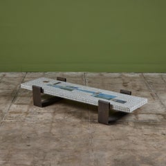 Mosaic Glass Tile Coffee Table