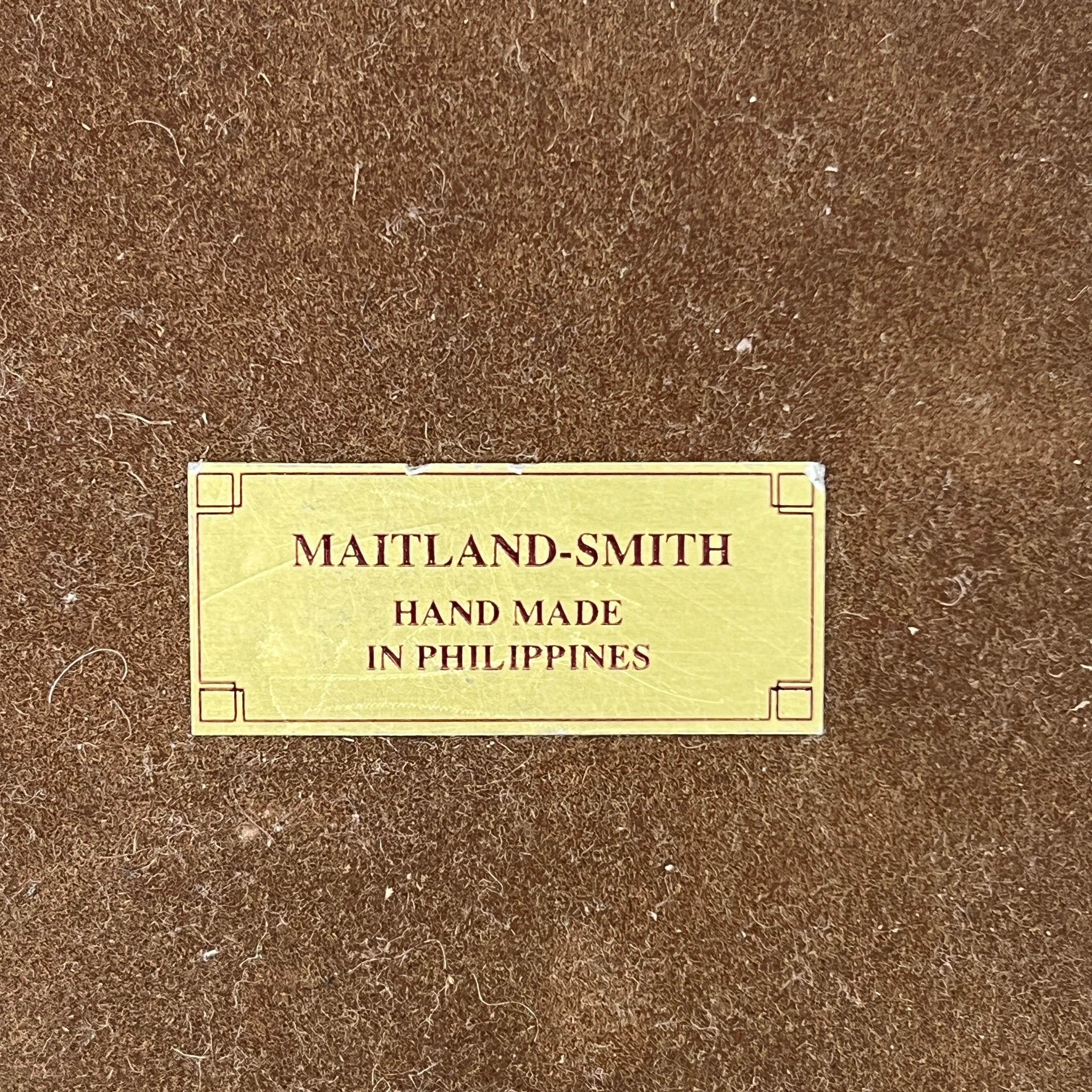 Dekorative Box aus grünem Mosaik mit Stern aus Messing von Maitland Smith im Angebot 3