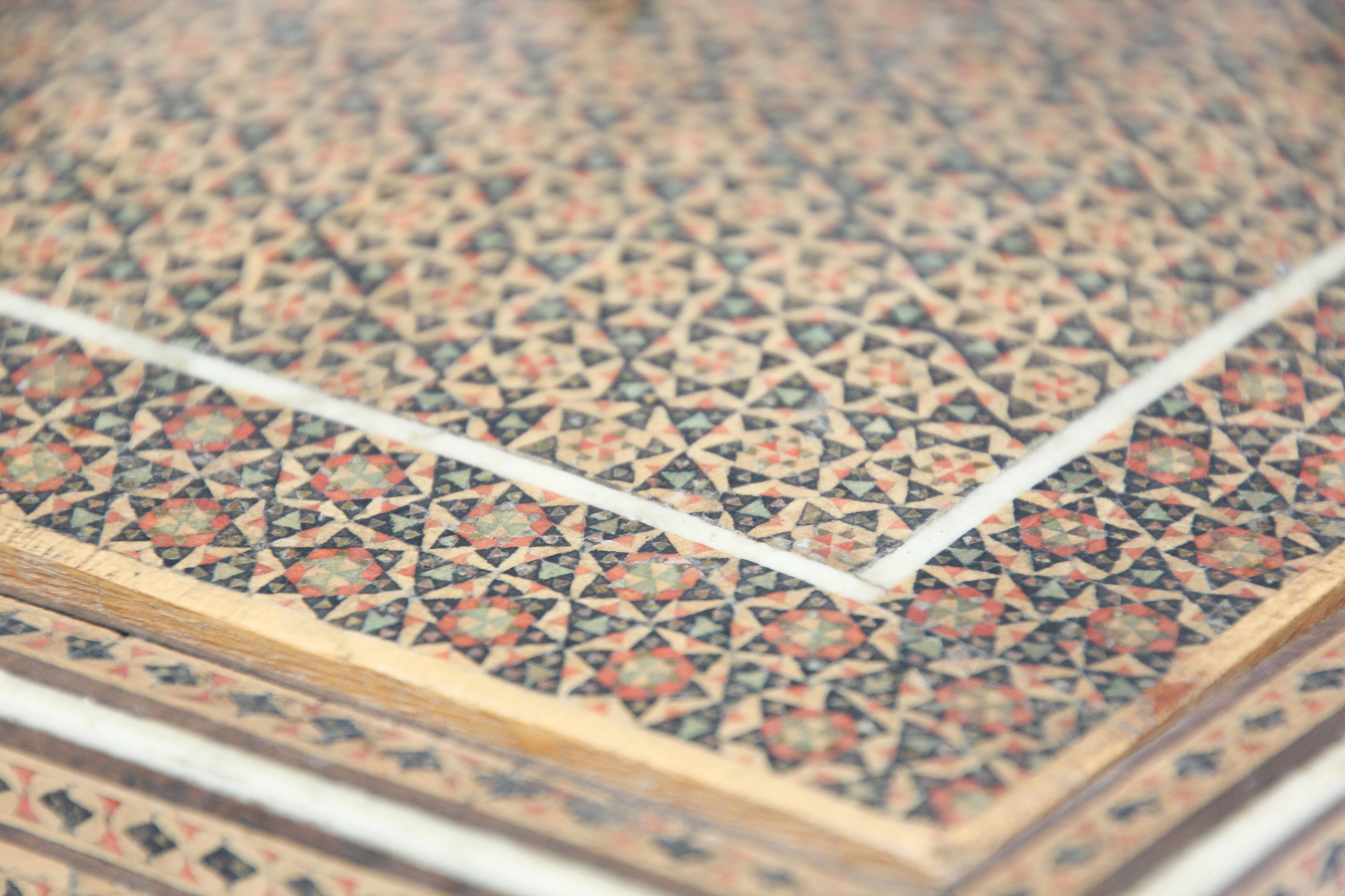 Mosaic Inlaid Jewelry Moorish Box 6