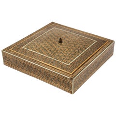 Mosaic Inlaid Jewelry Moorish Box