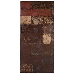 Mosaic Inspired Wall Panel Made from Repurposed Tole Elements Mosaic Inspired Wall Panel Made from Repurposed Tole Elements