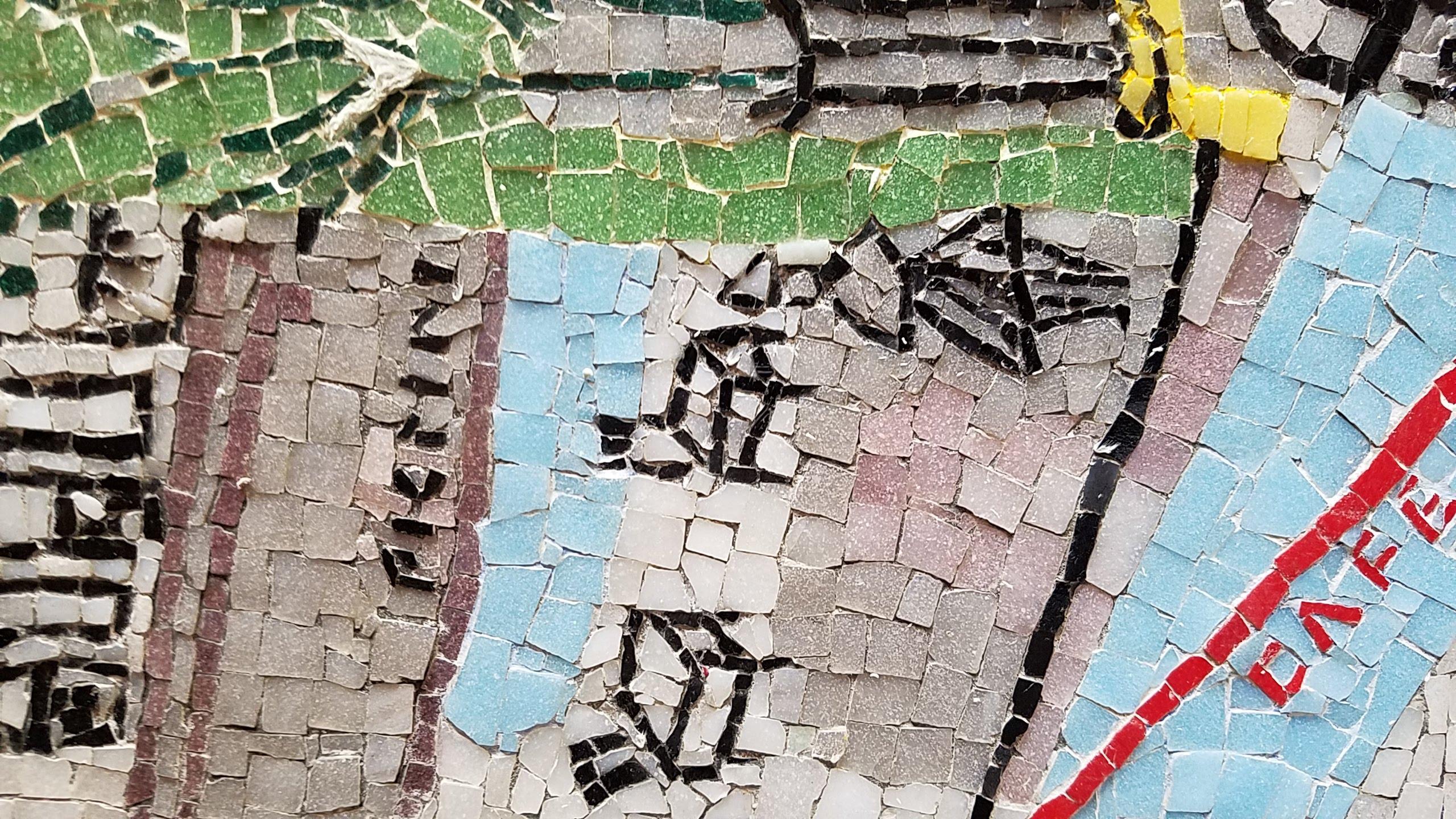 Mosaico de una escena callejera de París de Jean Dufy Acuarela c. 1950 en venta 9