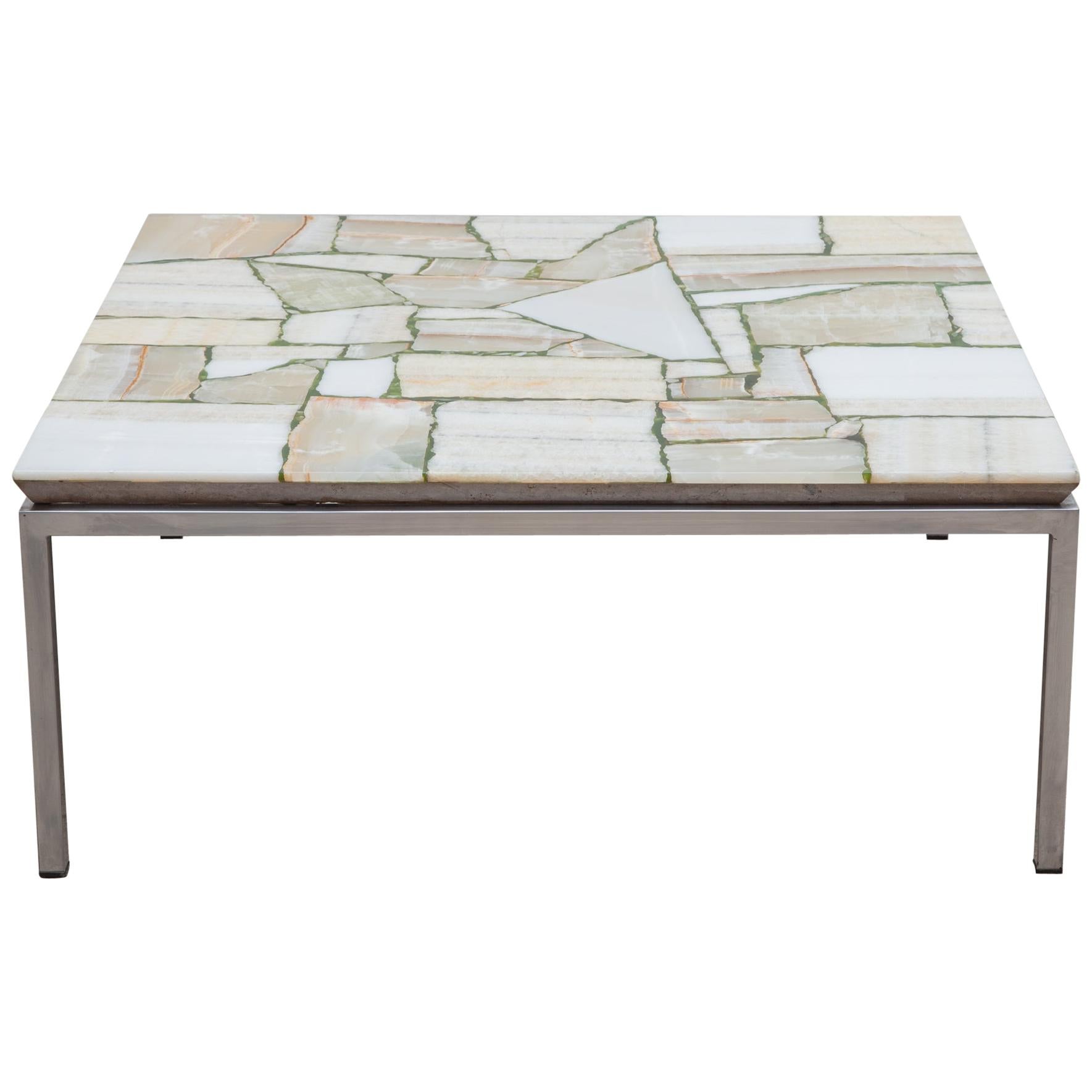 Mosaic Marble Coffee, End Table, 1960s