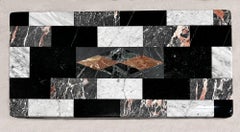 Table basse en marbre mosaïque, Italie 1970