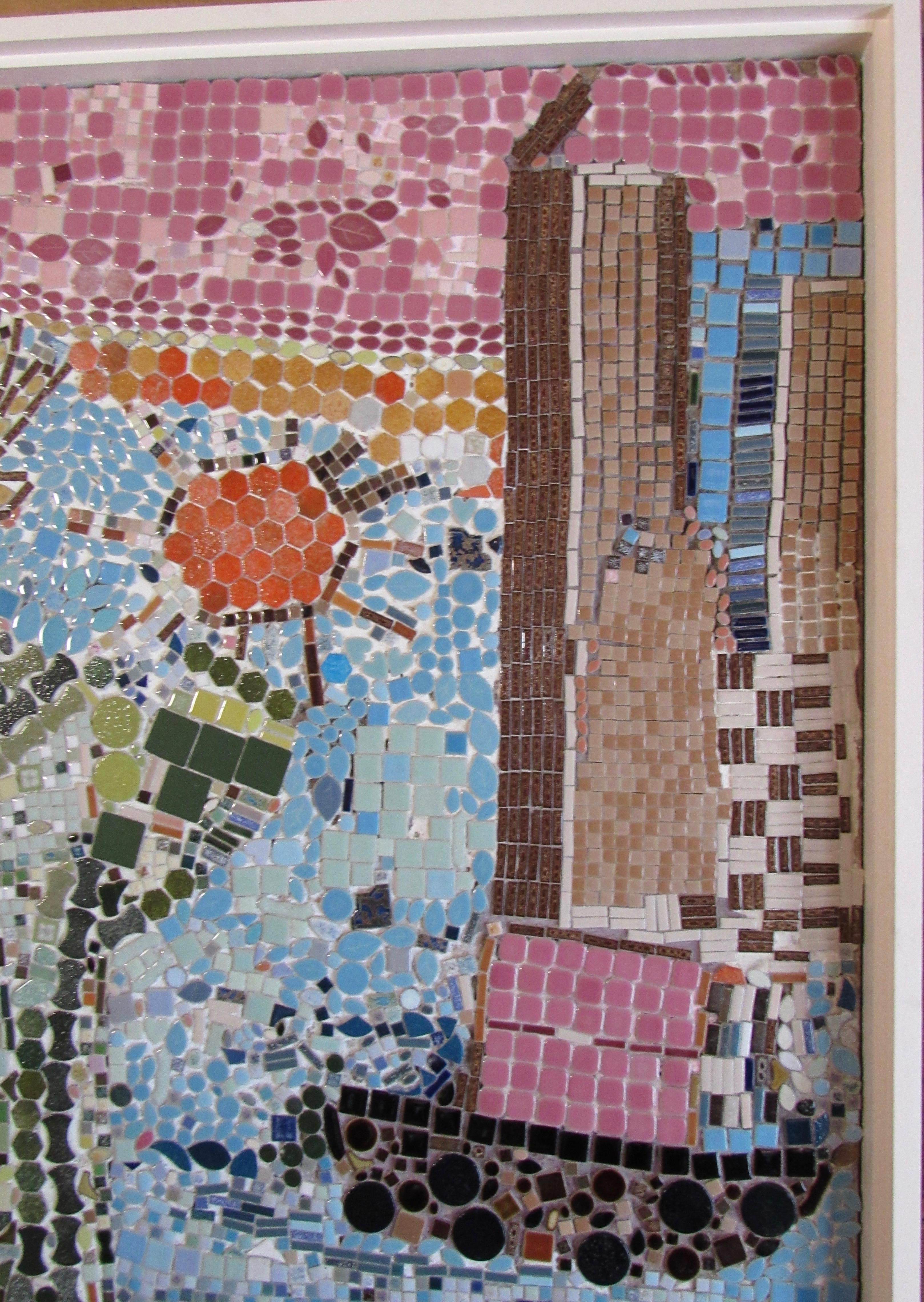 Mosaic Panel of the Bicentennial in New York Harbor, 1978 For Sale 5