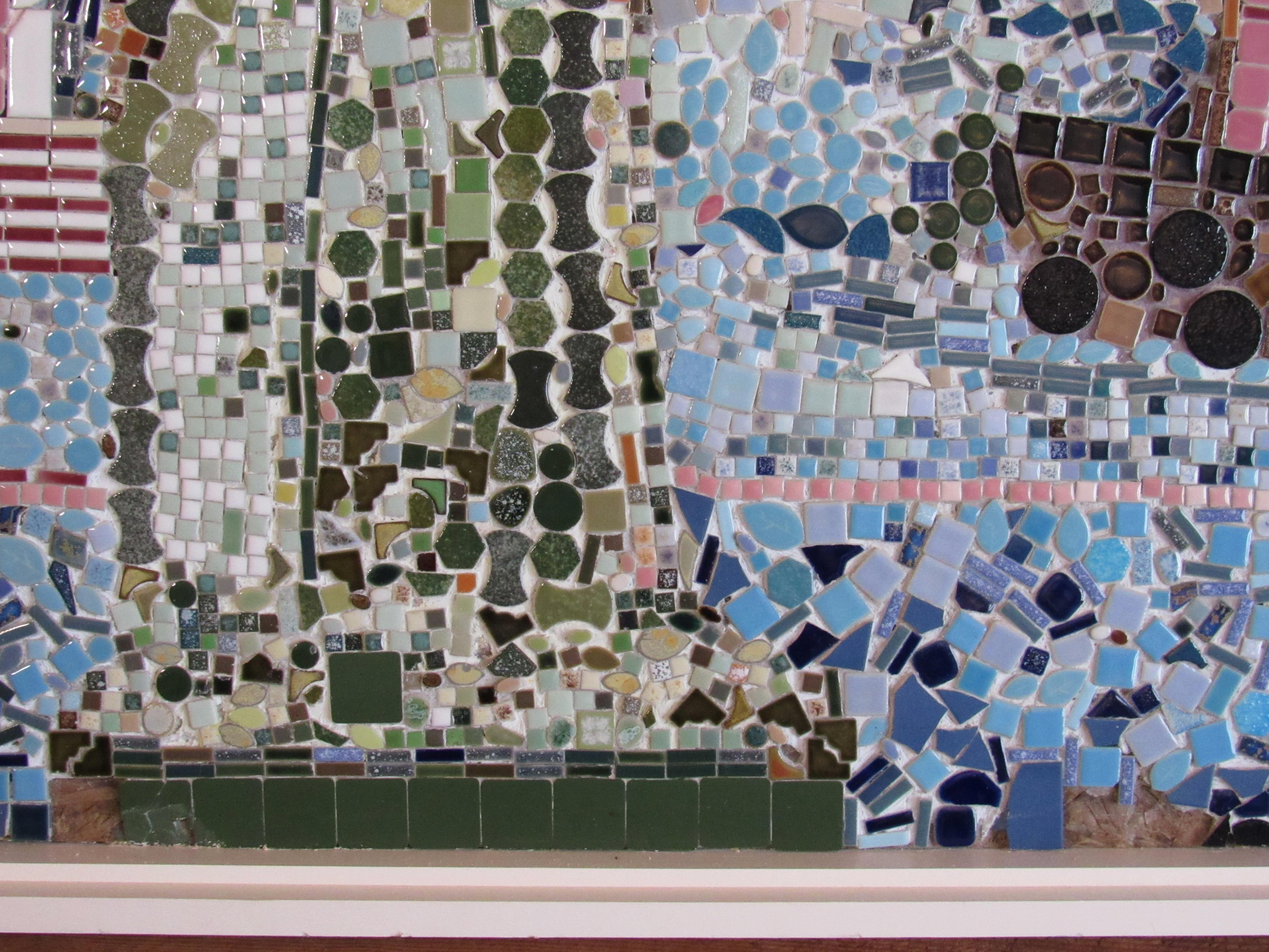 Mosaic Panel of the Bicentennial in New York Harbor, 1978 For Sale 6