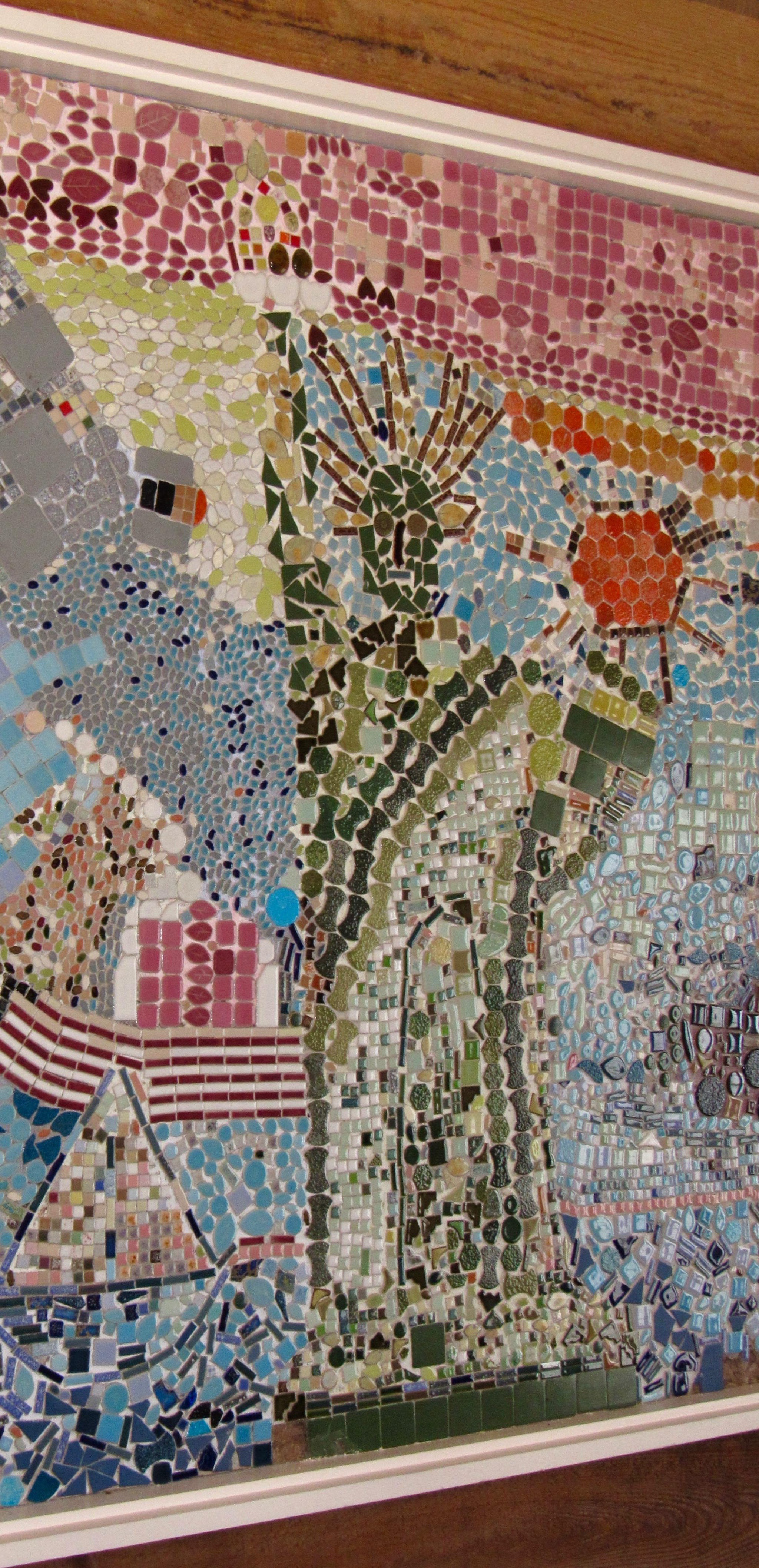 American Mosaic Panel of the Bicentennial in New York Harbor, 1978 For Sale