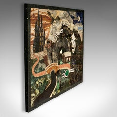 Mosaico, Pietra Dura, Inglese, Occhio di Tigre, Lapislazzuli, Marmo, Pietra