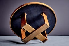 Mesa de centro con tapa de mosaico de piedra de Heinz Lilienthal Alemania, años 70