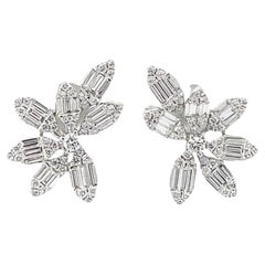 Maurice Fine Jewelry - Mosaic Style Diamond Earrings