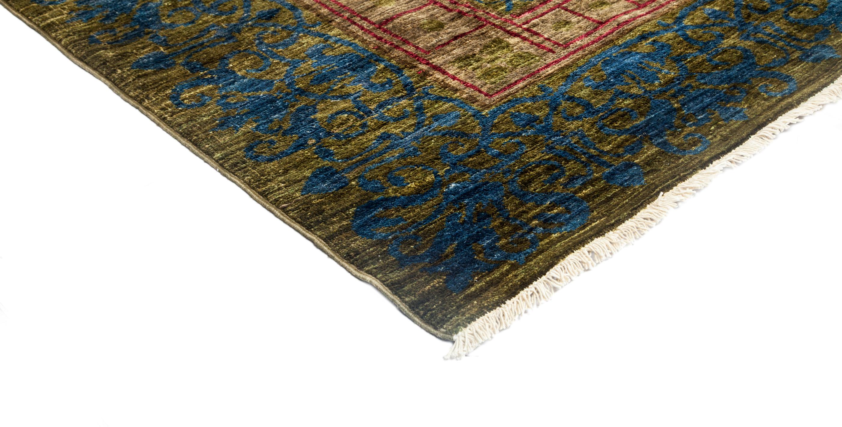 This is one of our most popular area rug collections. Based on the concept of embroidered textiles from Uzbekistan, we find the floral Suzani. It has endlessly found itself in the form of drapes, couches, pillows, but most importantly, rugs. Like