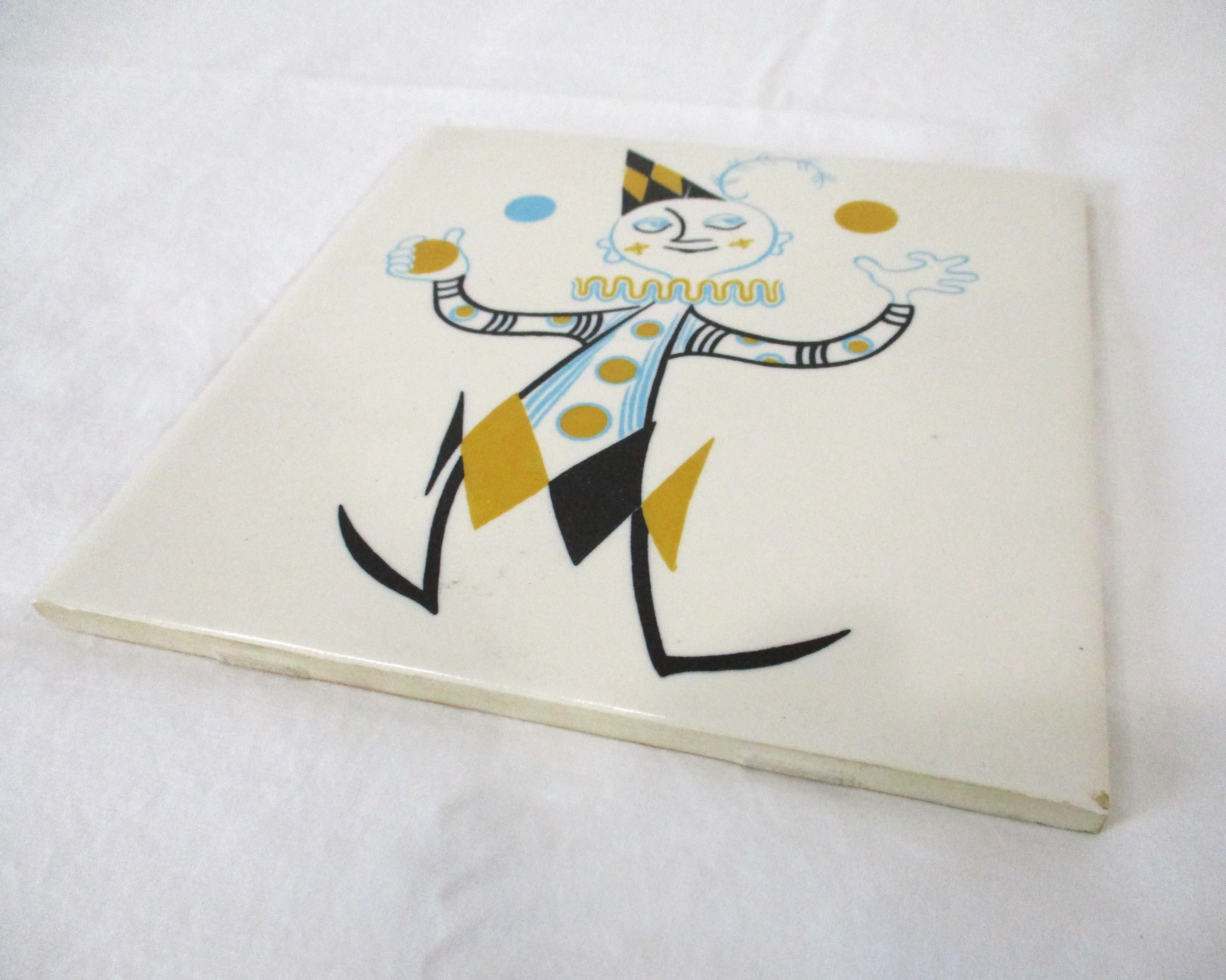 Mosaic Tile Company Protype Mid Century Gaukler Fliese (amerikanisch) im Angebot