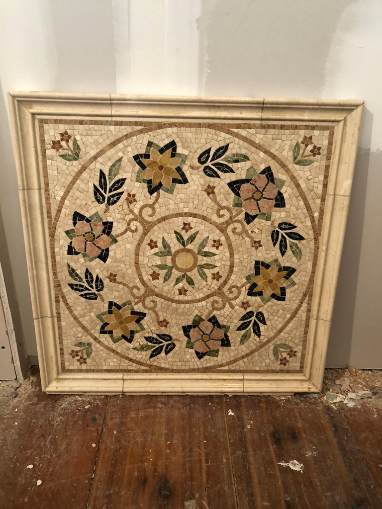 Mosaic Tile Medallion Centerpiece at 1stDibs